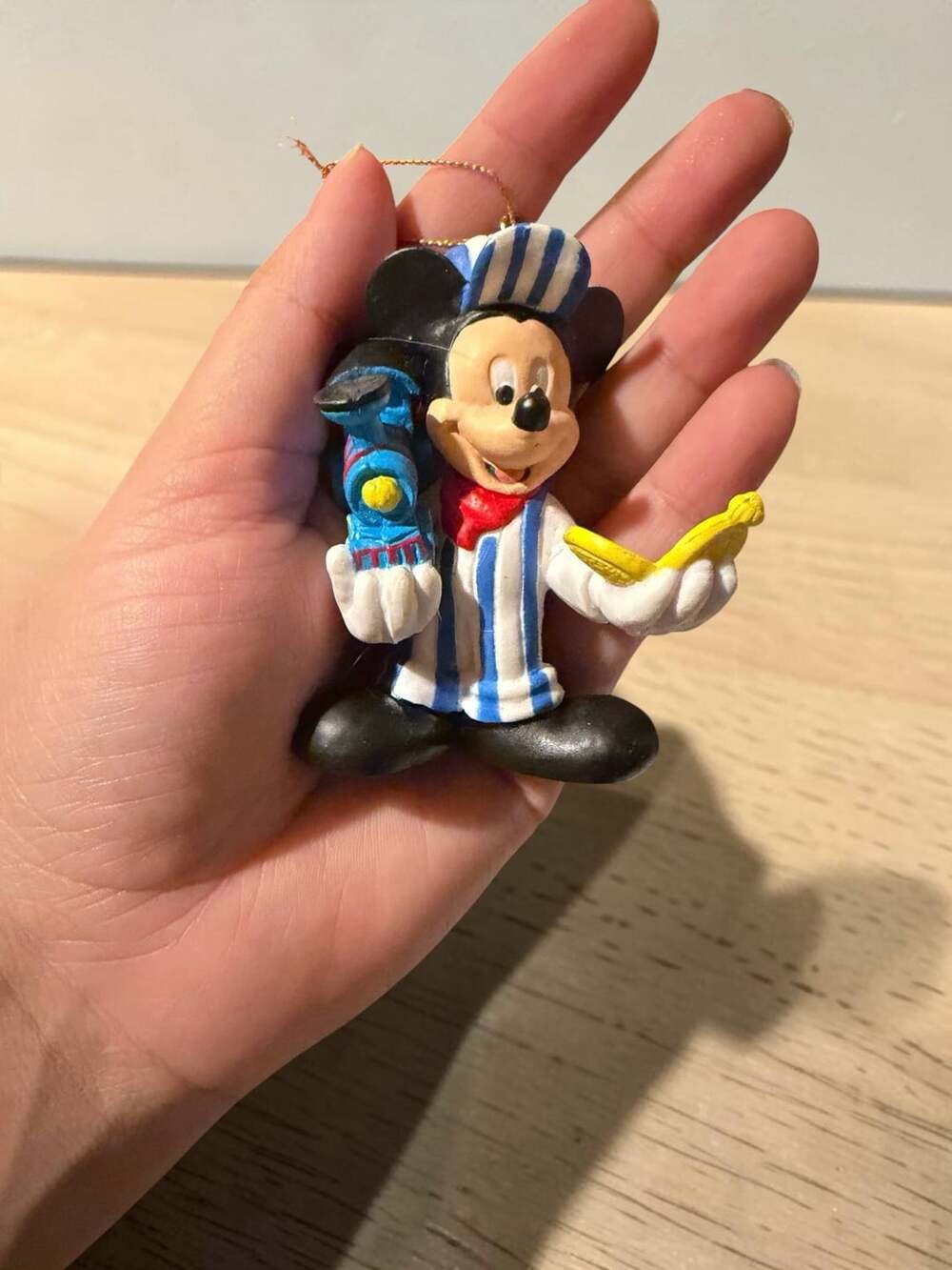 Disney Train Conductor Mickey Mouse Christmas Tree Ornament